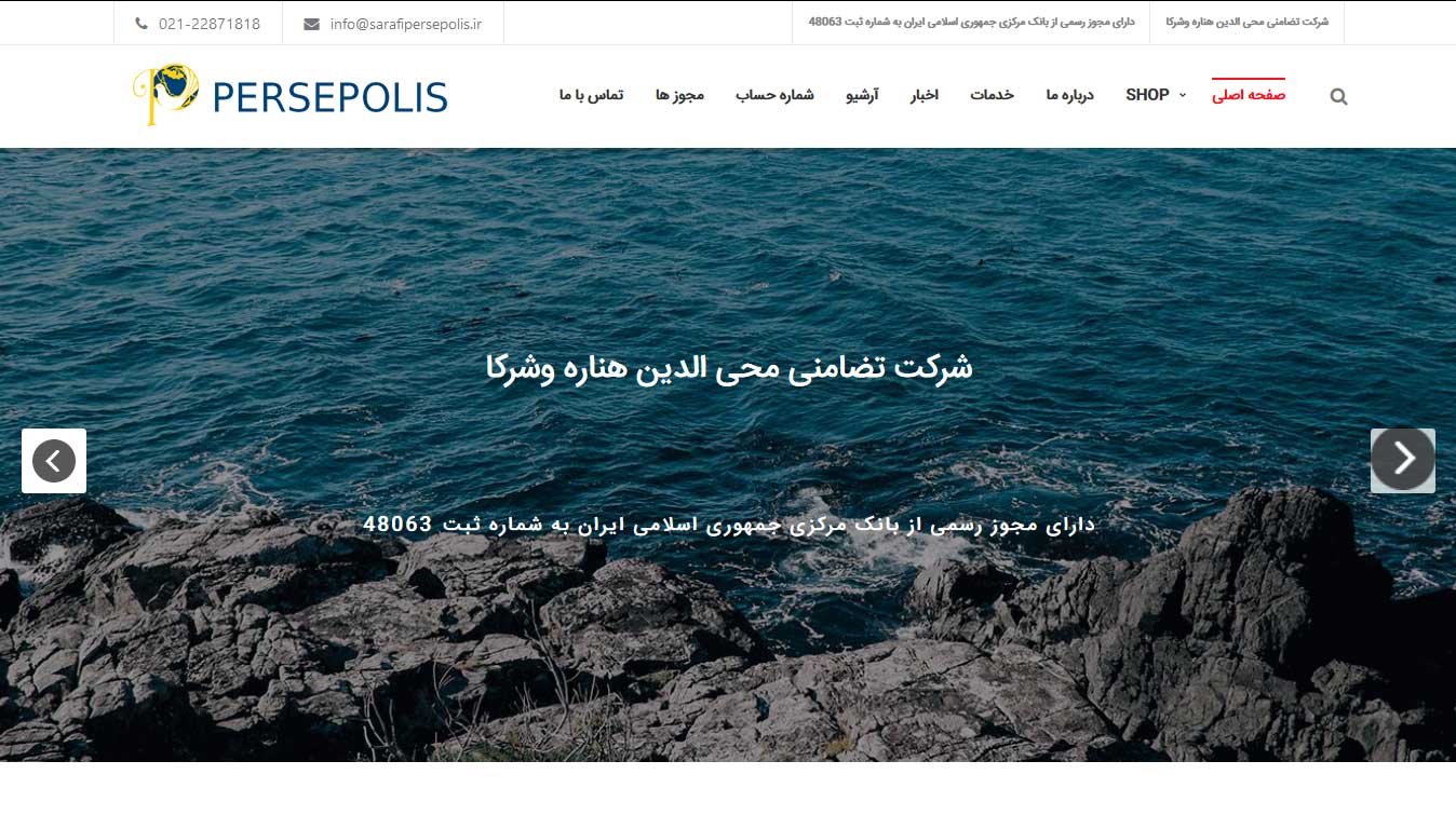 خدمات طراحی وب سایت تهران